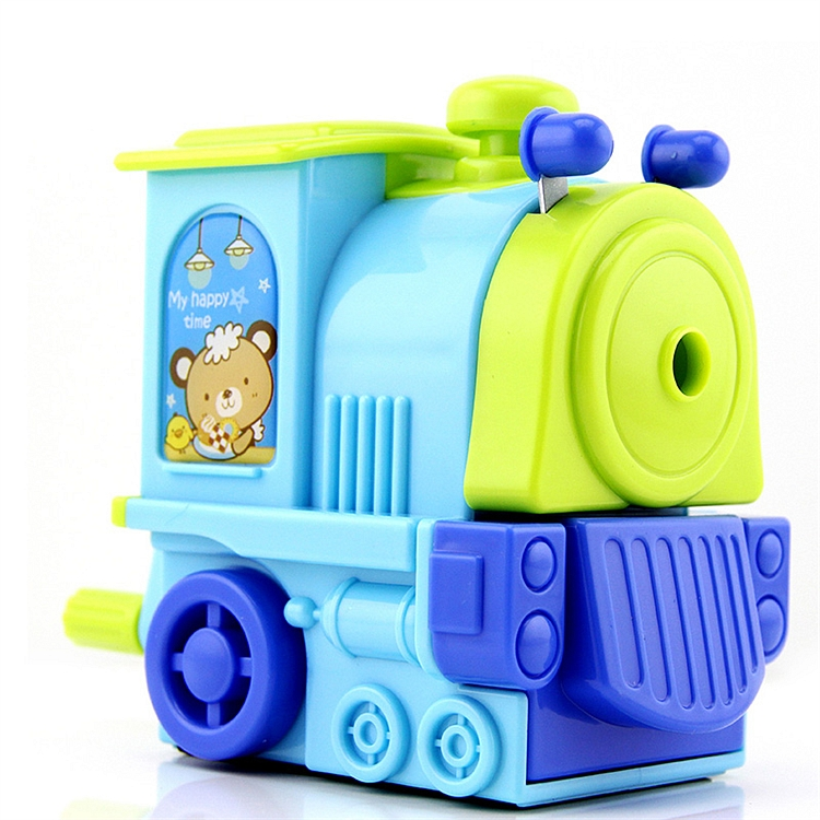 得力 0622 卷笔刀铅笔刀削笔器手摇卡通小学生转笔刀手动削笔刀大号汽车削笔机锋利刨铅笔机儿童刨旋绞销笔器钻笔刀