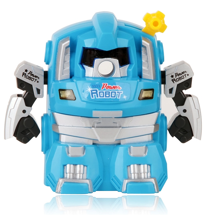 得力（deli） 0729 卷笔刀手摇铅笔刀削笔器机器人削笔刀削铅笔器机甲先锋转笔刀文削笔机