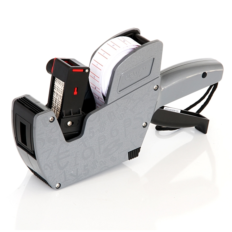 7504得力打价机单排标价机8位 服装店超市价钱打码器打价器 手动