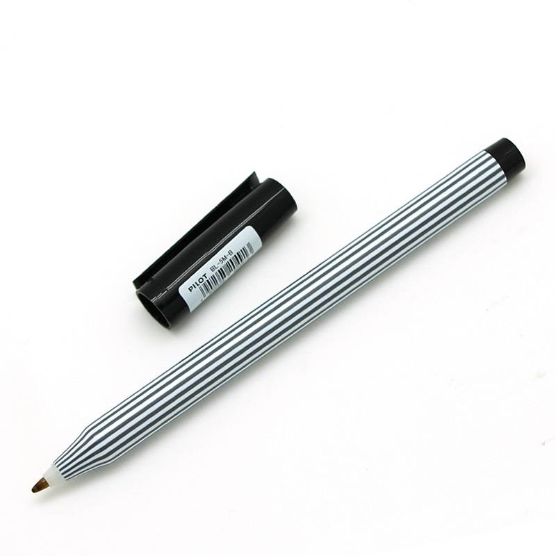 百乐条纹签字笔BL-5M-B 0.8mm黑色
