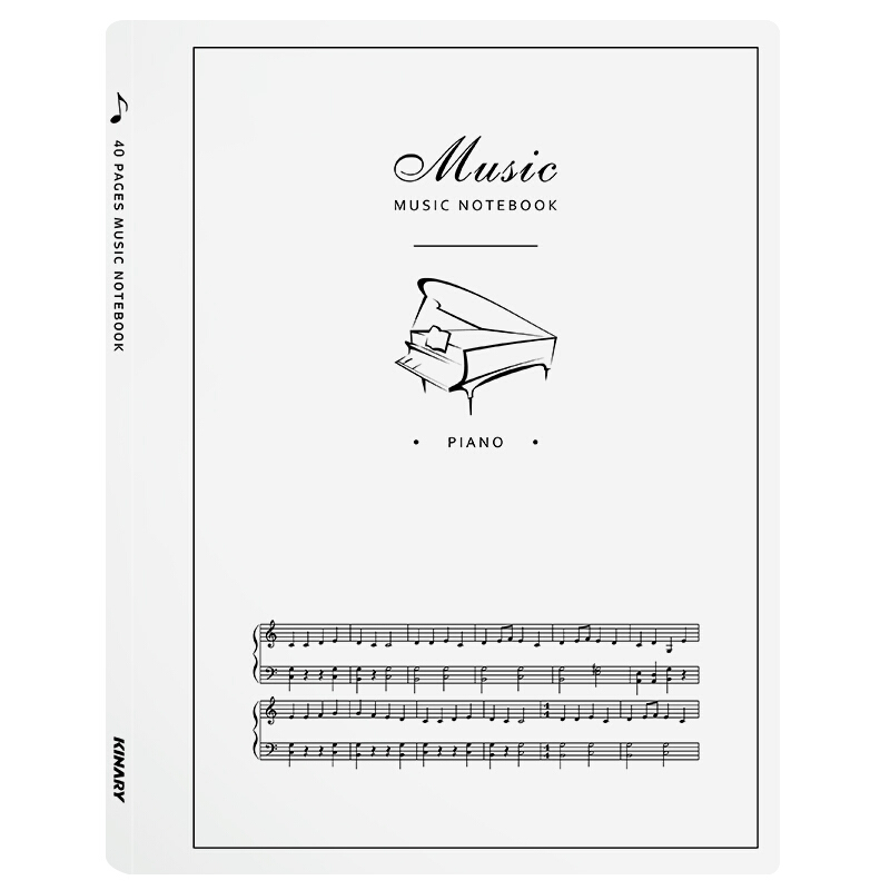 金得利乐谱夹CF340米白色钢琴谱夹册a4文件夹歌谱曲谱夹可修改不反光活页透明夹学生用架子鼓吉他谱夹册