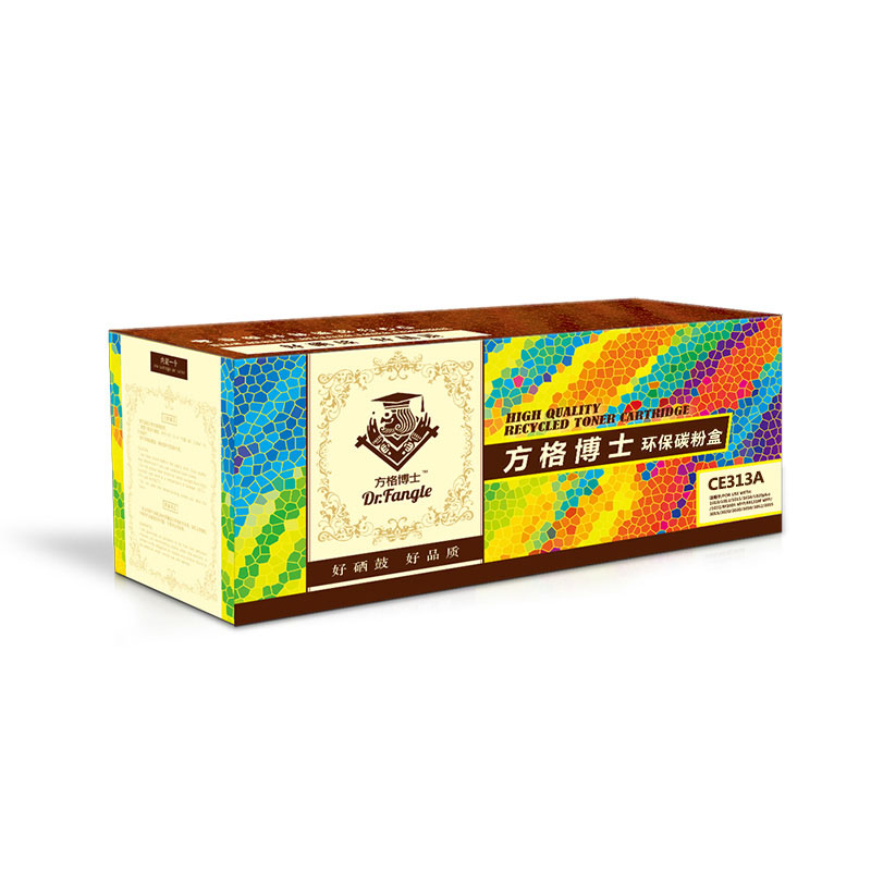 Dr.F方格博士 CE313A(126A)/CF353A(130A)红粉(带芯片)
