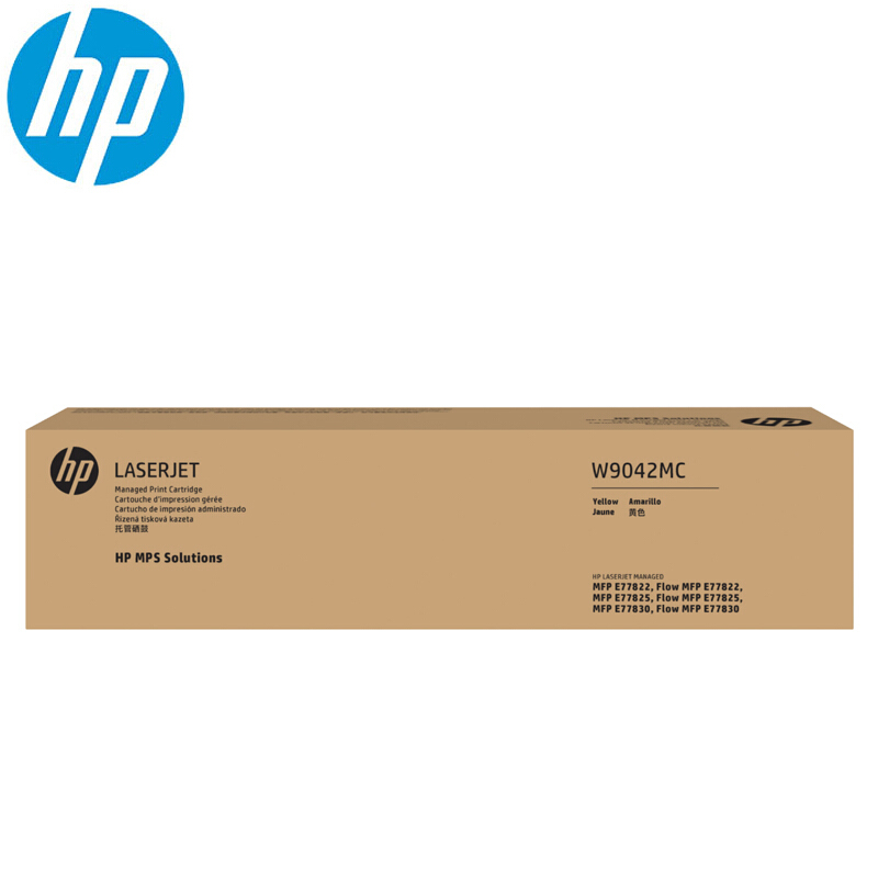 惠普（HP）W9190MC硒鼓粉盒 E77822dn/z 77825dn/z 77830W9042MC升级款W9192MC黄色粉盒