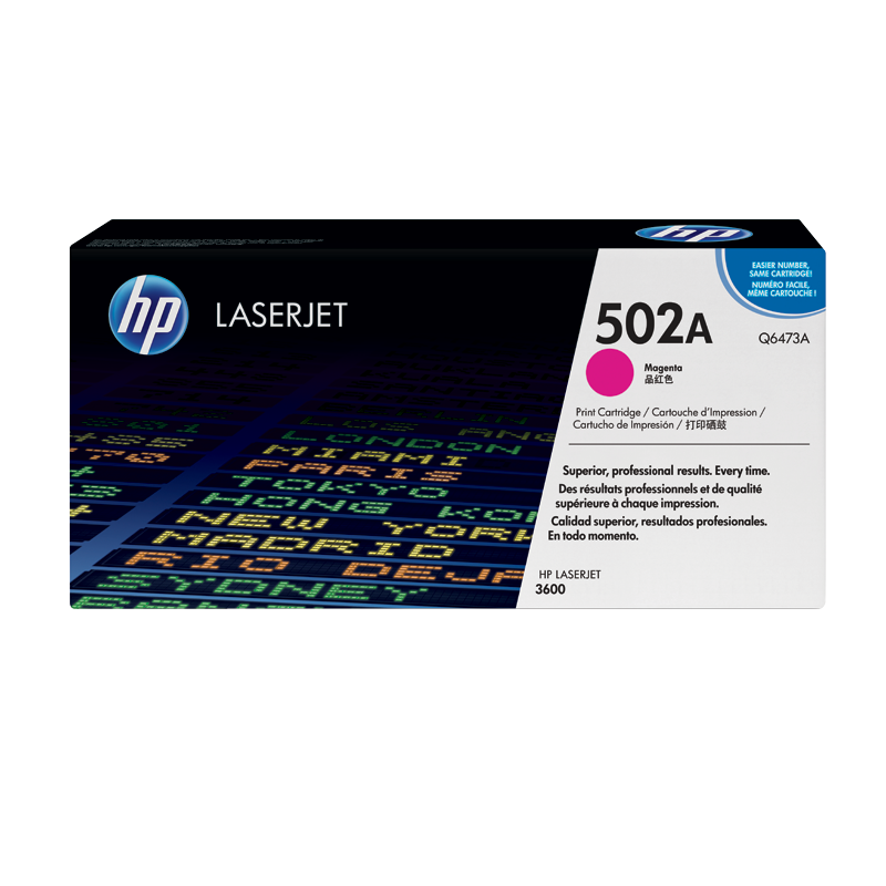 惠普（HP）501A-502A硒鼓适用3600/3600n/3600dnQ6473A红色约4000页