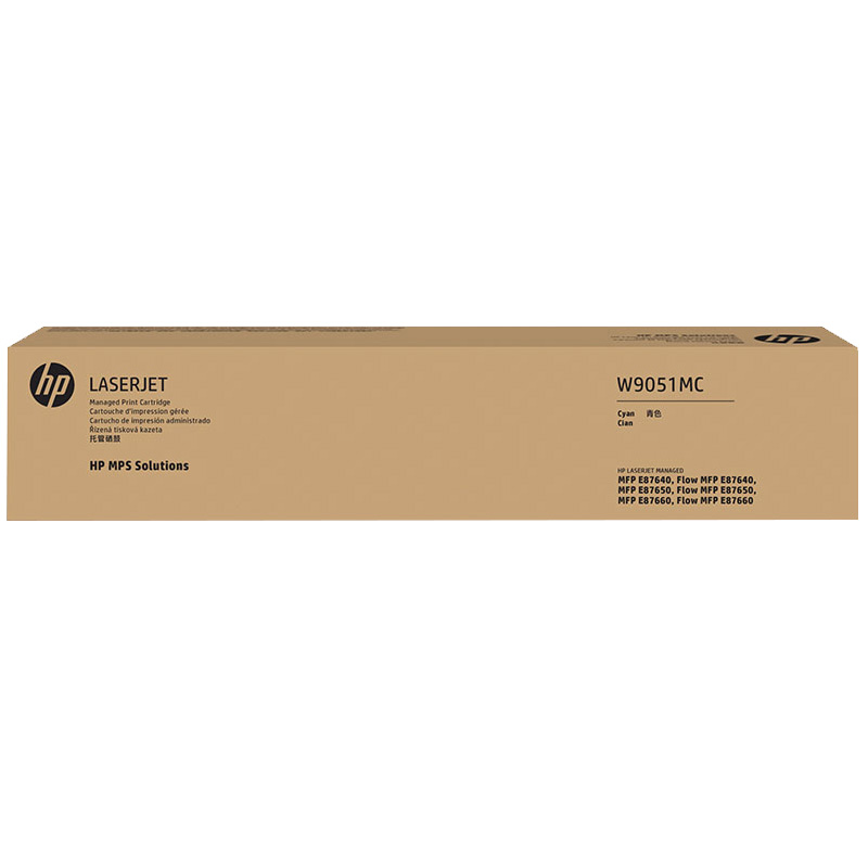 惠普（HP）W9051MC 管理型青色粉盒(适用E87640z/E87650z/E87660z机型)约52000页