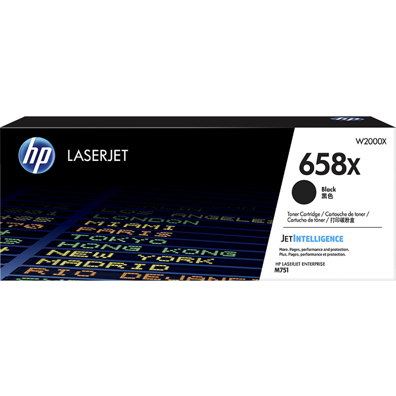 惠普（HP）W2000X黑色硒鼓 658X适用于M751dn/M751n打印机（约33000页）