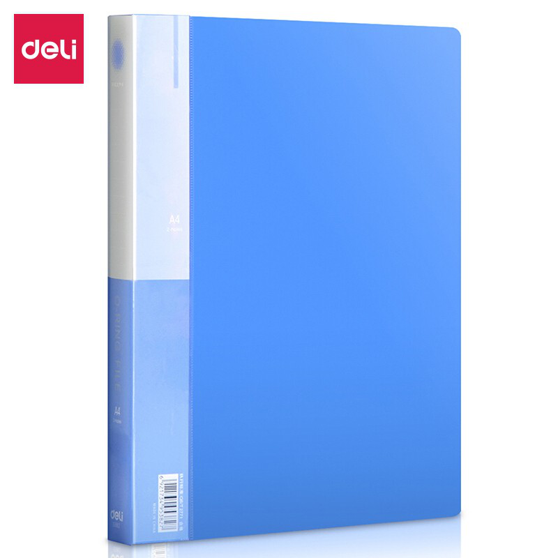 得力（deli） A4纸打孔文件夹  5382  30mm2孔O型夹