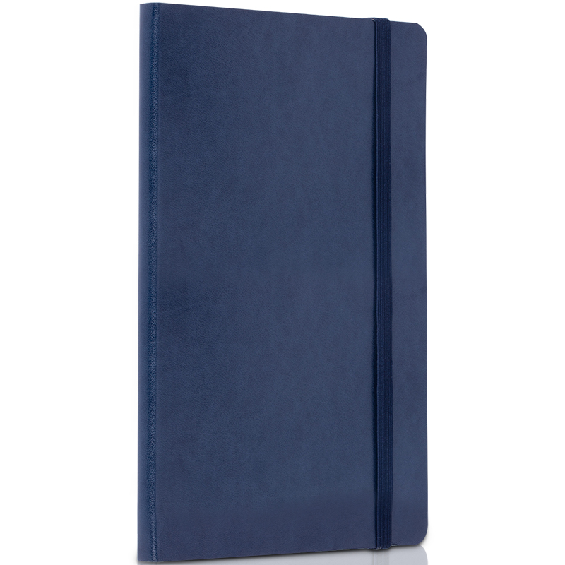 得力(deli)25K96张经典绑带皮面本 3347  6本装 颜色随机