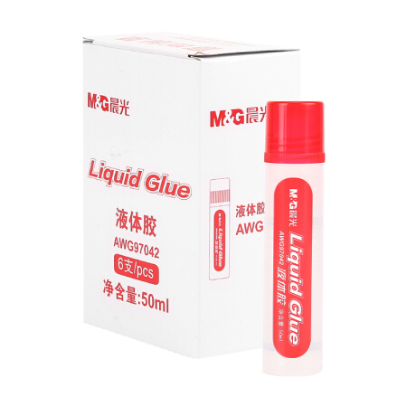 晨光(M&G)文具50ml多功能液体胶 学习办公通用胶水 办公用品 6支/盒AWG97042