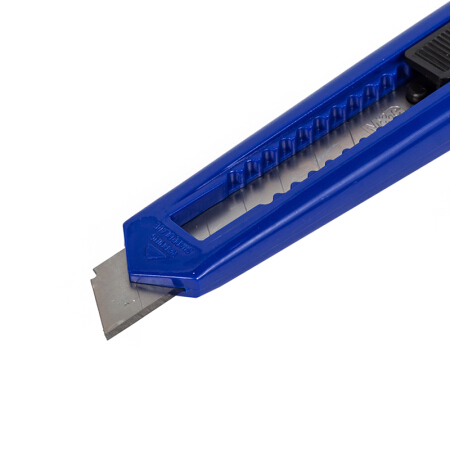 晨光(M&G)文具18mm大号美工刀 经济型简易裁纸刀 削铅笔刀裁壁纸刀子 单把装颜色随机ASS91465