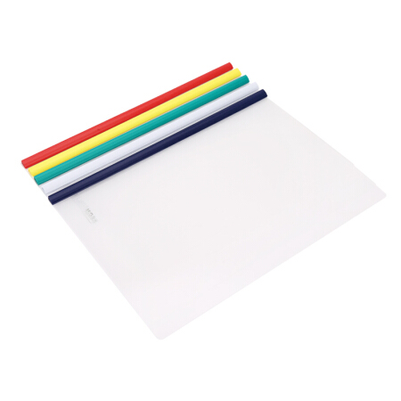 晨光(M&G)文具10个装A4/5mm透明抽杆夹 办公文件夹 报告夹拉杆夹资料整理收纳夹子ADM95212