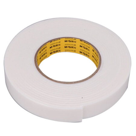 晨光(M&G)文具双面泡棉胶带 强力高粘度泡棉胶 泡沫胶带24mm*5y(4.57m/卷) 12卷装AJD97354