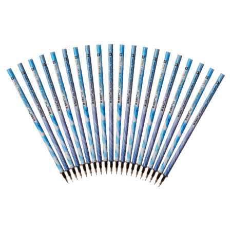 晨光(M&G)文具黑色0.38mm中性笔芯 全针管办公学习签字笔替芯 轻语系列水笔芯 20支/盒4304