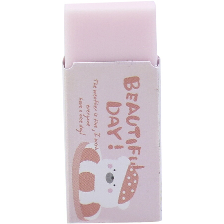 晨光(M&G)文具粉色小号橡皮 办公学习考试少屑橡皮擦 夏至系列办公学习通用橡皮 单个装