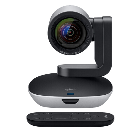 罗技(Logitech) 商务安防高清摄像头 CC2900EP 1080P  10倍无损变焦 90度广角 带三脚架和10米的音频线