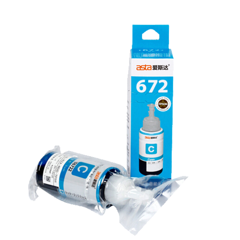 爱斯达  T672蓝色墨水 适用爱普生打印机墨水L360 L310 L301 L303 L313 L1300