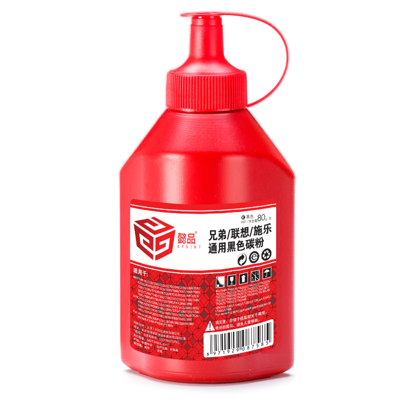 懿品YP 兄弟/联想通用黑色碳粉(80G) 适用于：BROTHER: TN1035 2015 2050 2140 2215 2225 2312